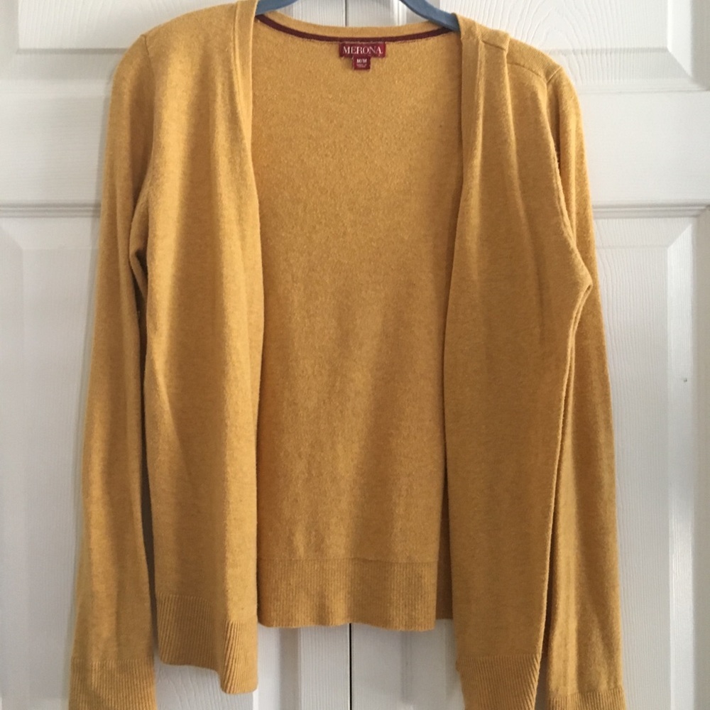 Mustard cardigan